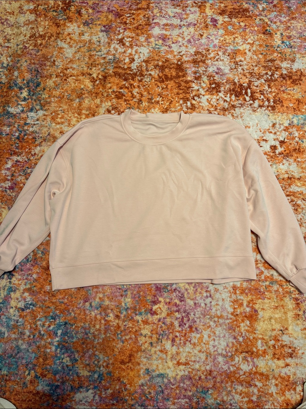 Women's Crewneck Pullover Sweatshirt - Blush Pink